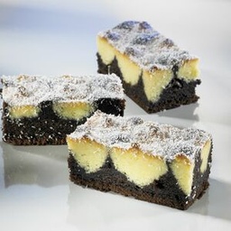 [8828] Rectangle chocolat/coco 9 x 4.6 cm