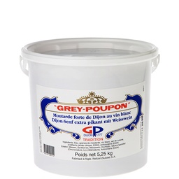 [7066] Grey-Poupon MOUTARDE AU VIN BLANC (bidon)