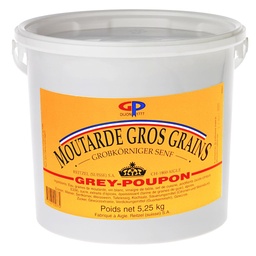 [7070] Grey-Poupon MOUTARDE GROS GRAINS (bidon)