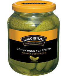[7112] Hugo Reitzel CORNICHONS AUX EPICES (bocal)