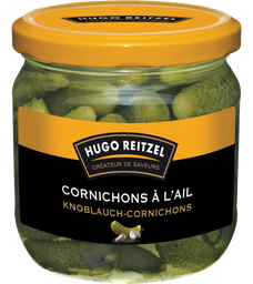 [7116] Hugo Reitzel CORNICHONS A L' AIL (bocal)