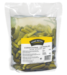 [7124] Cornichons mi-fins sachet polydoy 2 kg  (= 2 cartons)
