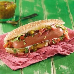 [8048] Hot Dog Bun au sésame, coupé 19 cm