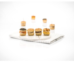 [8313] Mini bagels garnis / 4 sortes