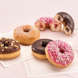 [8401] Micro Donuts fourrés assortis Ø 5.5 cm