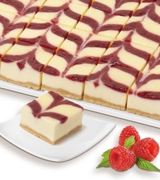 [8877] Tranche cheese cake aux framboises