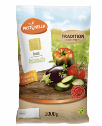 [6761] Ravioli Ratatouille (tomates, courgettes, poivrons, aubergines et ricotta)