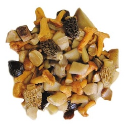 [5524] Mélange forestier 7 sortes (Bolets, chanterelle, bolet jaune, pleurote, pholiote, bolet bai, morille)