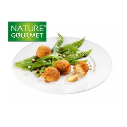 [6605] Bou­lettes d'Okara bio, vegan (~20g) "Nature Gourmet"