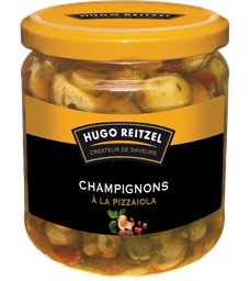 [5562] Hugo Reitzel CHAMPIGNONS PIZZAIOLA (bocal)