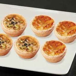 [8956] Mini ramequins au fromage & poireaux/lardon