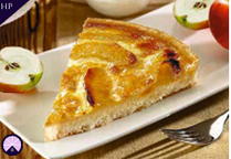[8845] Tarte aux pommes coupée, 8 parts Ø 26 cm