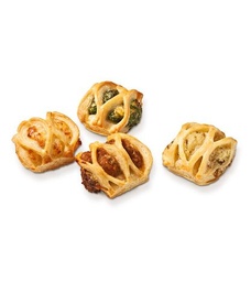 [8331] Feuilletés apéritifs MIXED (champignons, jambon & fromage, bolognaise et épinards & fromage)