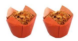 [8817] Muffin Tulipe nature fourré au caramel beurre salé