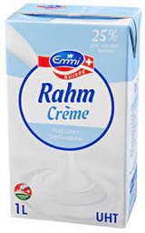[1784] Demi-crème 25 % Emmi UHT brique litre 