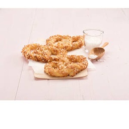 [8307] Bretzel fourré crème, décor sucre amande