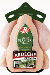[2029] Poulet blanc Fermier de l’Ardèche 1.2-1.8 kg PAC s/film (copie)