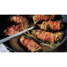 [32062] Involtini de poulet s/peau a/lard et romarin (8 pcs)