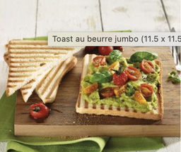[87801] Toast au beurre Jumbo (11.5 x 11.5 cm).110-120 mm