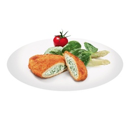 [6612] Escalope végétarienne fromage frais & épinards (~120g) panée "Nature Gourmet"