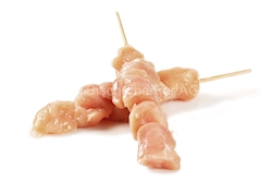 [2308] Brochettes de poulet marinés 150 gr