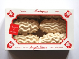 [8628] Rîme Demi-boite de Meringues (10 pces de 70 gr)