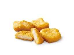 [2323] Chicken Nuggets de poulets formés panés frits et cuits