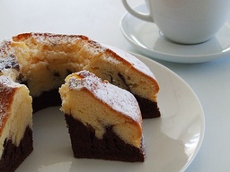 [8734] Couronne de cake marbré