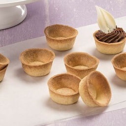[8774] Fond mini en pâte brisée, carré, non sucré