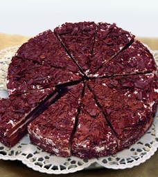 [8784] Gâteau véritable Fôret noire 28 cm